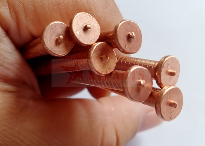 5mm X 65mm Cd Weld Stud Pins Copper Coated Steel Material For Shipbuilding Industry