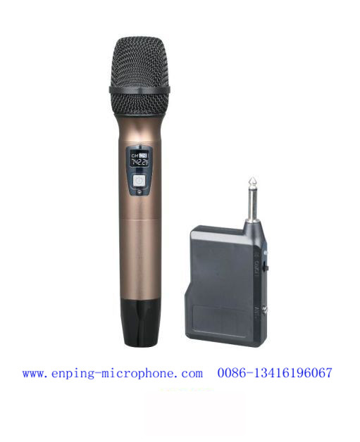 C5/rechargeable &portable universal mini 16 channels UHF wireless microphone with 6.35mm plug