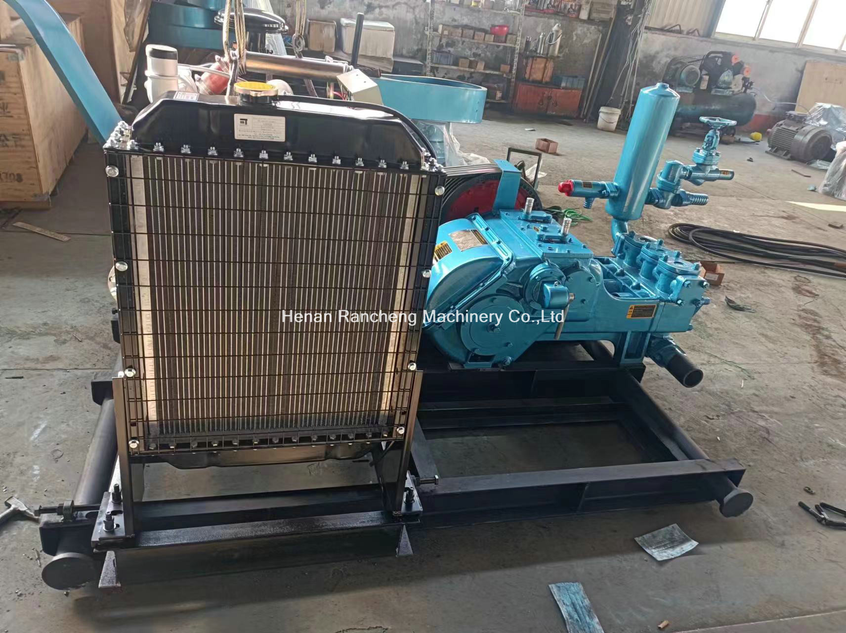 Multi Functional Drilling Mud Pump 90KW Power 66mm Stroke 260mm Cylinder Diameter