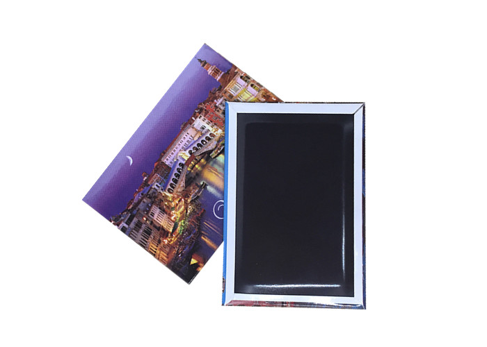 Custom Tin Fridge Magnet Tin Tinplate Fridge Magnet 2.5" X 3.5" Photo Print For Souvenir