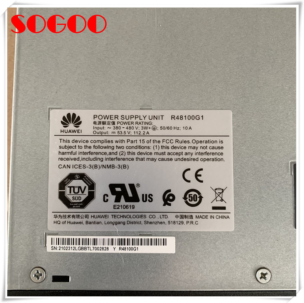 Huawei R48100G1 48V 100A Rectifier Module High Efficiency Power Module