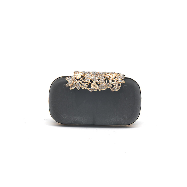 OEM Flower Bunch Rectangle Clamshell Clutch Frame For Glasses Cases
