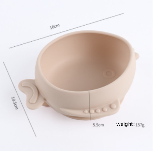 Infant And Toddler Meal Plates, Baby Specific Partition Suction Cups, 100% Food Grade Silicone Baby Non Slip Meal Plates