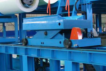 Fully Automated Metal Panel Continuous PU Sandwich Panel Production Line ISO9001 Approved