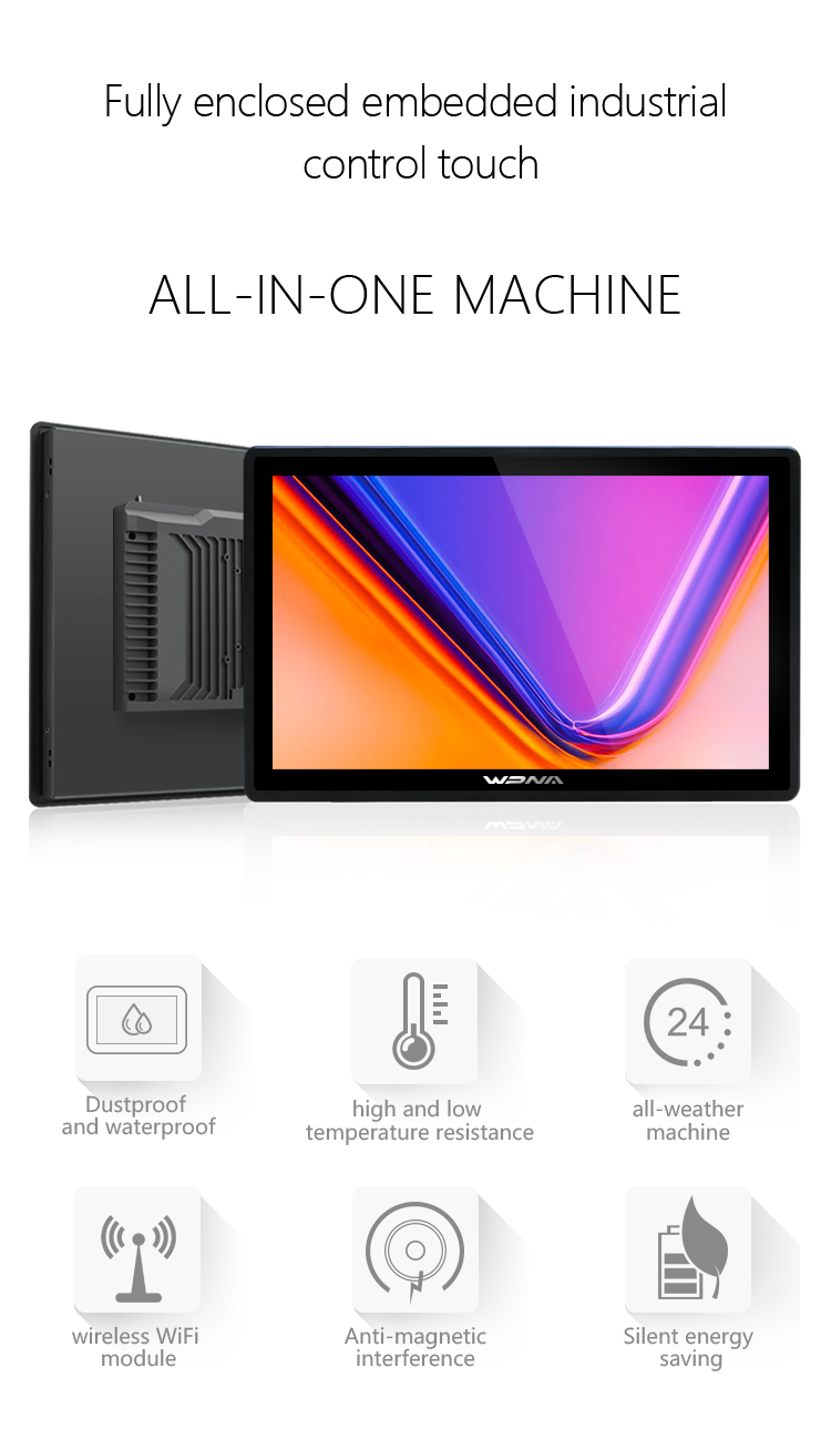 13.3" Square Touch Screen Open Frame Lcd Monitor for Waterproof Industrial Rugged Panel Pc