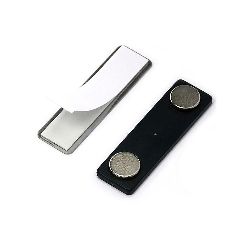 Reusable ABS Plastic Magnetic Name Badge N35 Neodymium Retractable