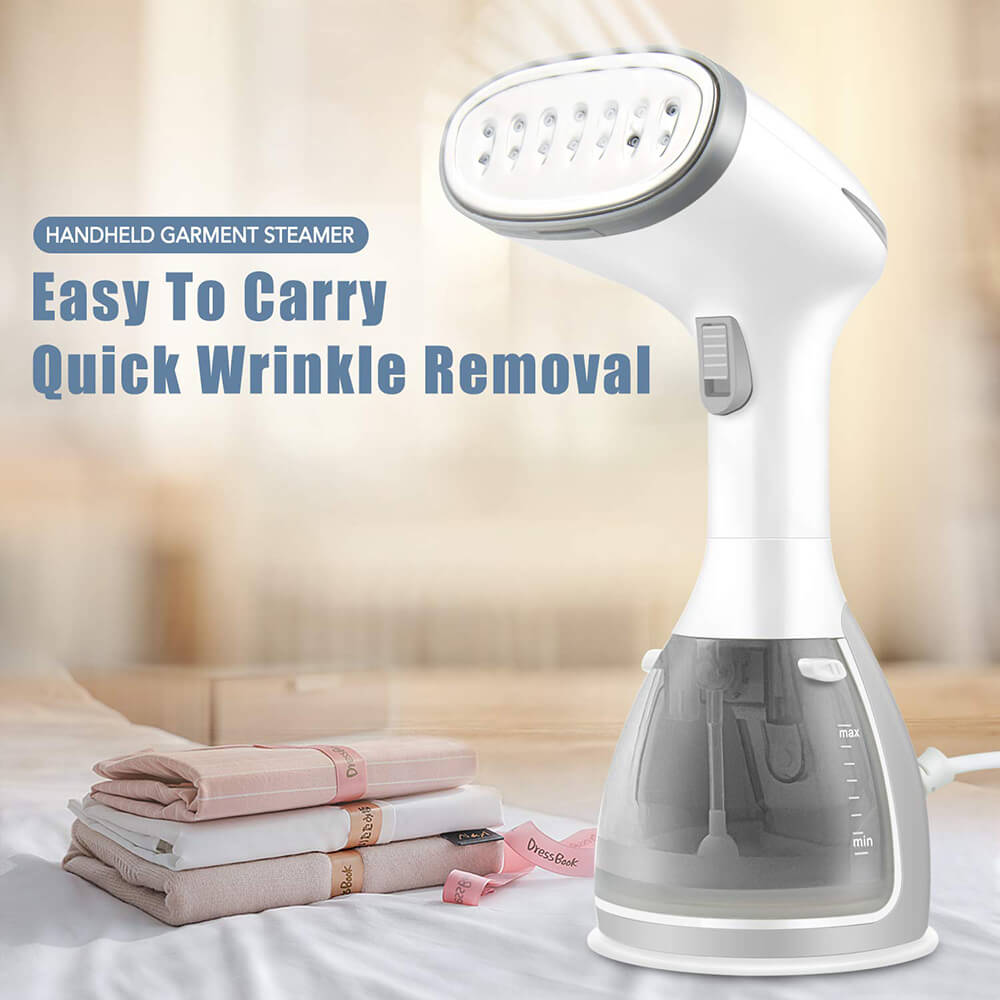 Travel-Friendly 280ml Water Tank Clothing Steamer 12-15mins Working Time and Portable