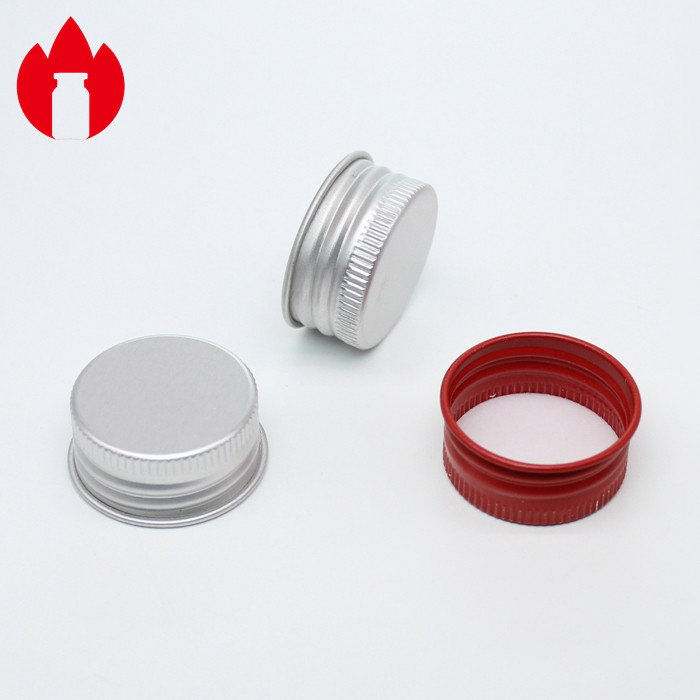 28mm Threaded Aluminum Cap For Glass Screw Bottle
