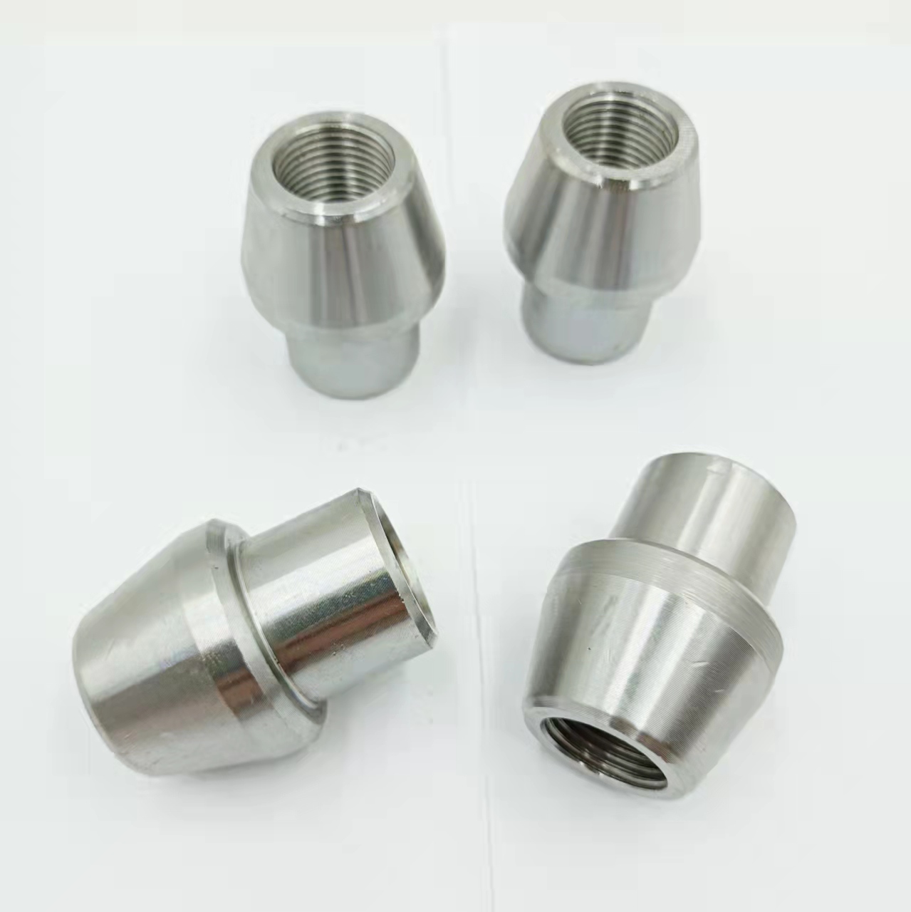1.373" Diameter Big End LH Female Steel Tube End Weld Bung for 5/8-18 LH Threads Year Universal Thread Pitch 11/16"-18