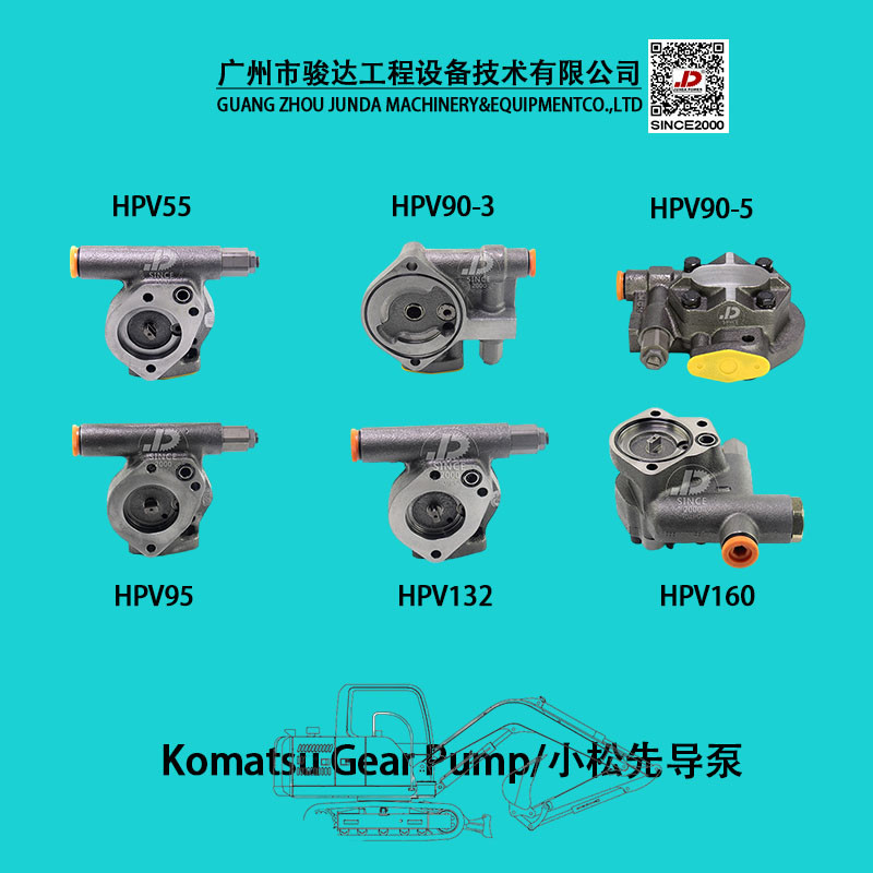 Construction 3000rpm ZX60 Excavator Hydraulic Pilot Pump