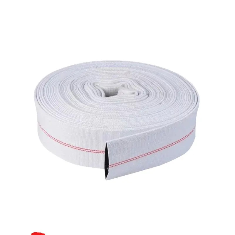 Red Fire Hose Reel System for Fire Protection hydrant hose with coupling easy to use 3 inch