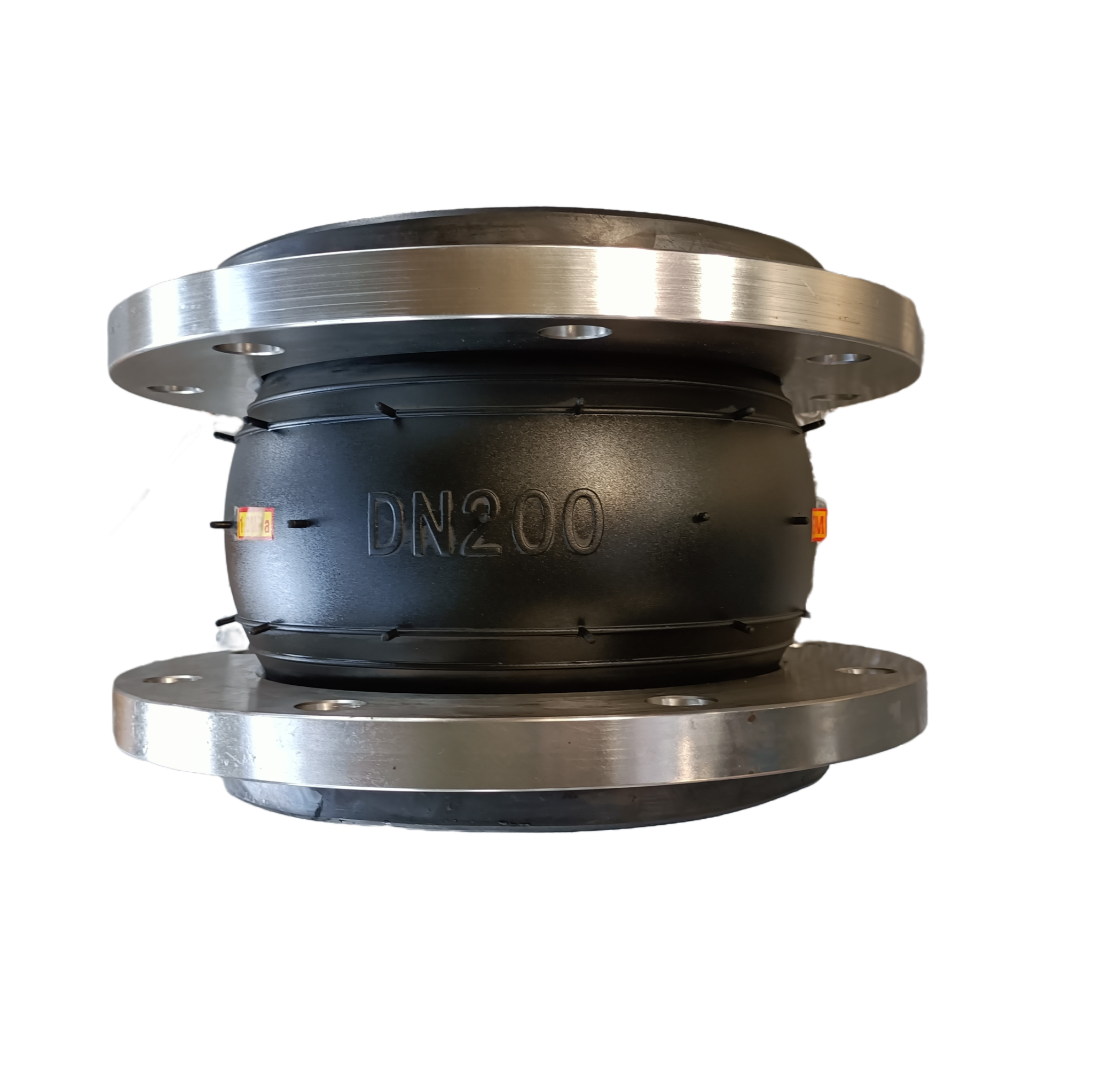JIS EPDM Rubber Flange Single Sphere Expansion Joint Elastic DIN Flanged Drilling