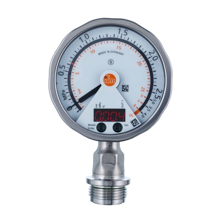 PG2733 Flush Pressure Switch IFM transducer With Analogue Display PG-025-REA01-MFRKG/US/ /P