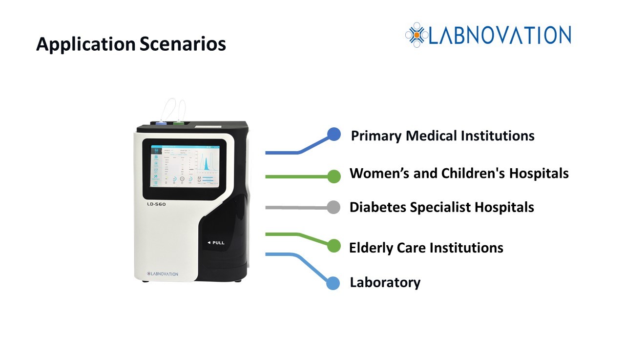 Labnovation LD-560 HbA1c Analyzer HPLC System For HbA1c Testing Dual Mode With NGSP&IFCC Certificated