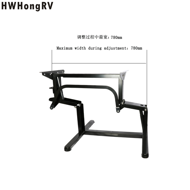 High quality home use two stages lifting table legs camper use stable adjustable table frame