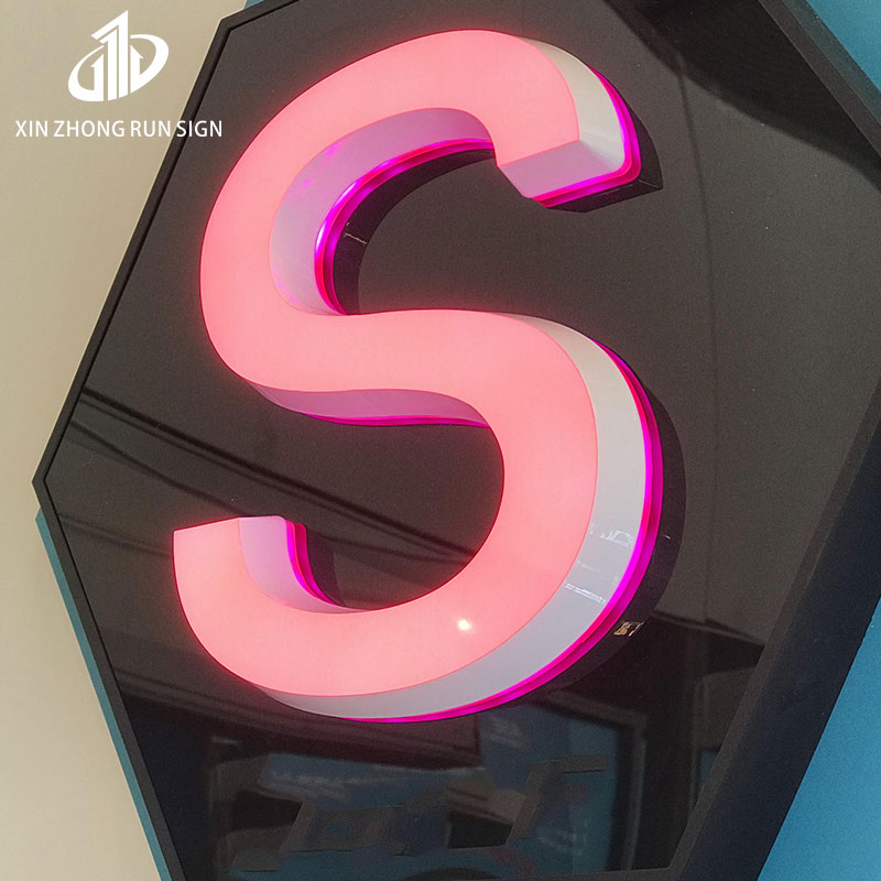 Wall 3D carved PVC letters acrylic crystal signboards customized billboards