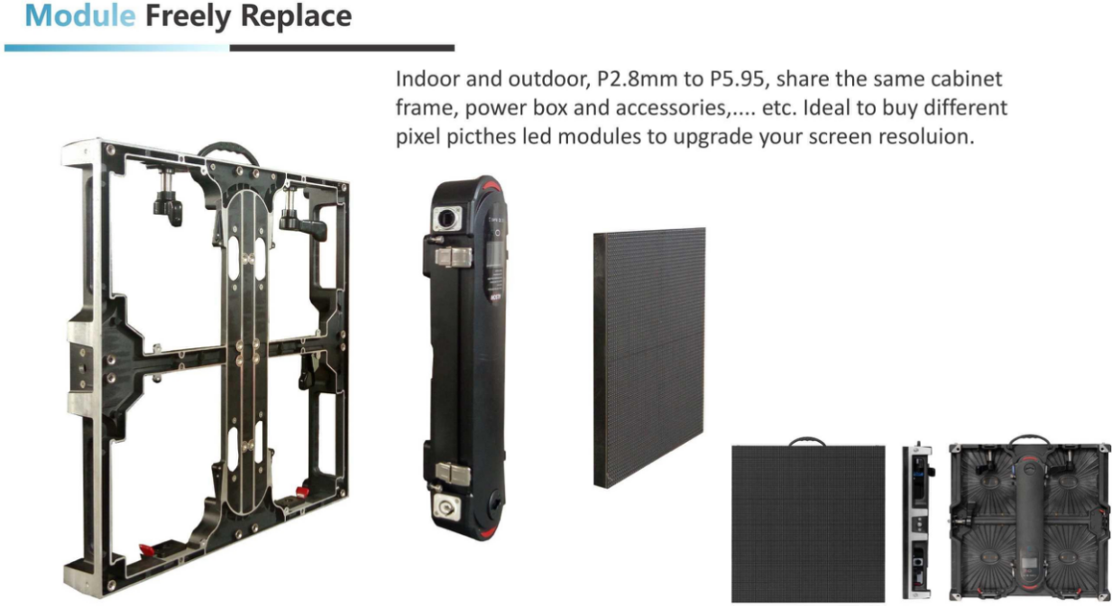ODM Stage Background Video Wall Led Screens For Events 500x500mm P4.81