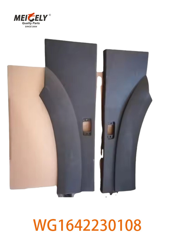 WG1642230108 Right Front Fender Rear Section Assembly For Howo Heavy Duty Truck with Rubber Material