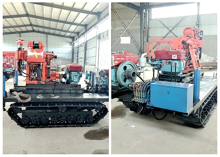 Crawler Mounted ST 50 Meters Depth Core Drilling Rig For Engineering