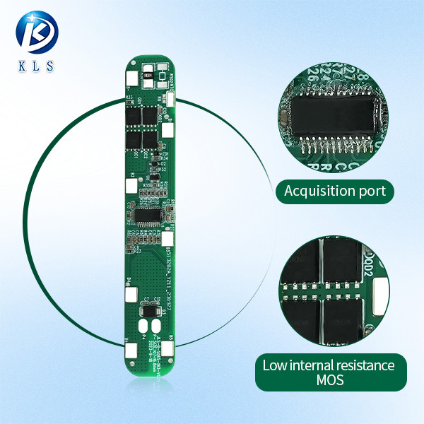 OEM ODM 6S 16A Lithium Battery BMS Board for E-Tools / Solar Battery