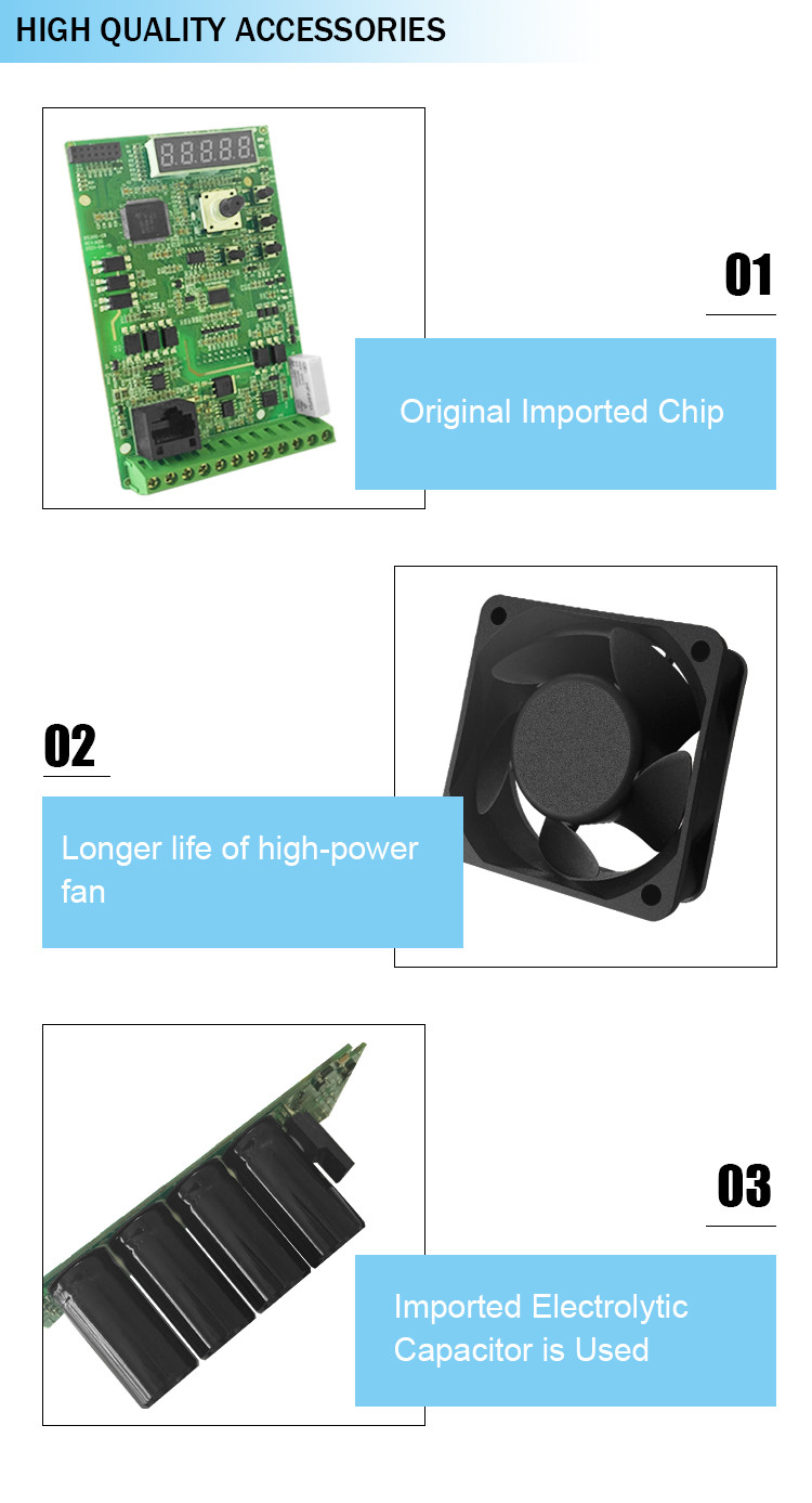 0.75KW 220V 1HP VFD Single Phase Frequency Inverter