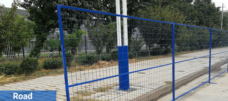 Welded Hot Dip Galvanized / Powder Coated Temporary Fence for Construction Site OEM