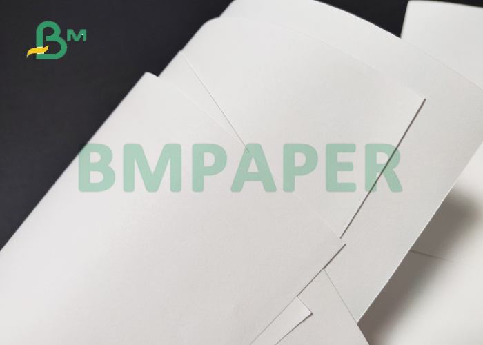 40 micron 120gsm Food Grade White Kraft Paper For Cone Cup 70mm 85mm