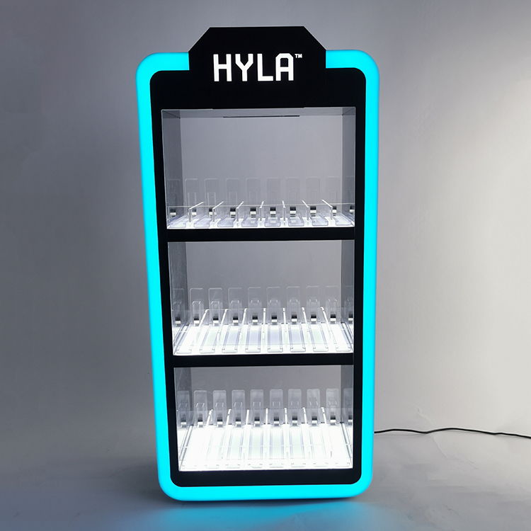 Counter Top Acrylic Vape Display Stand LED Display Stand For E Products