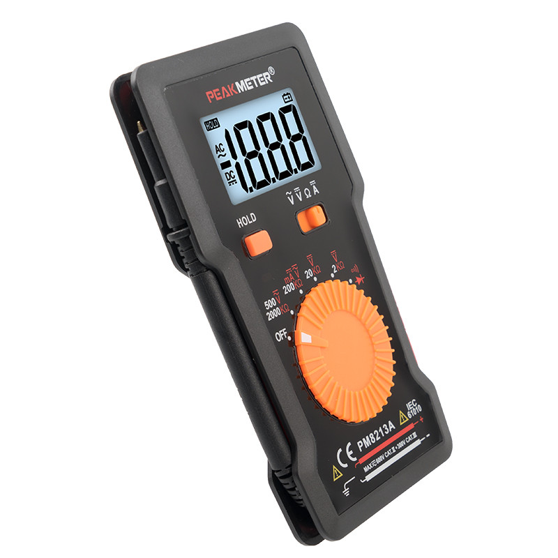 Manual Range Automotive Digital Multimeter Mini Pocket Size With 2000 Counts
