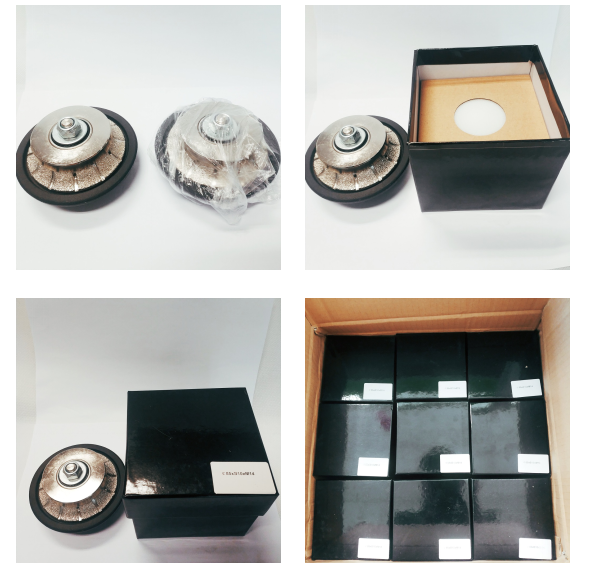 85mm Demi Bullnose Vacuum Brazed Diamond Tools Blades Granite Countertop
