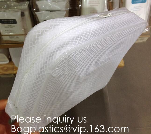 Clear Zipper Pouch with Strap Makeup Bag PVC Cosmetic Pouch,Printing Clear k Cosmetic PVC Pouch, bagease, bagplast