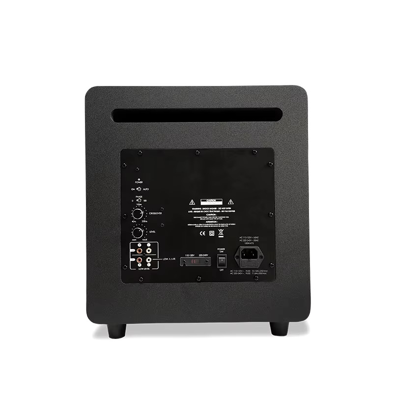 MDF Wooden Home Active Subwoofer With 10 Inch Woofer Driver Low Pass Filter 100 Watts