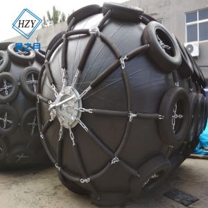 China Rubber Aircraft Tire Yokohama Marine Fenders , Black Pneumatic Marine Fenders on sale