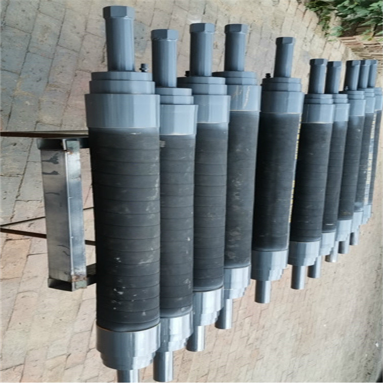 Inflatable rubber grout injection packer borehole seals for grouting water or cement