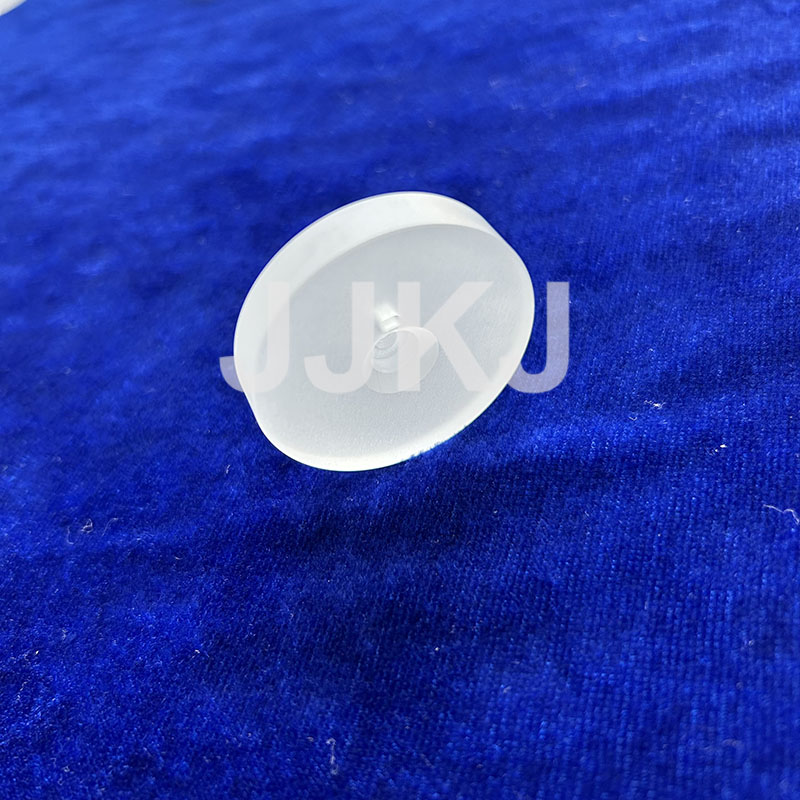 Customized Shape Single Crystal Sapphire Glass With Hole 9.0 Hardness