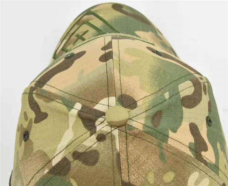 Retro Unisex Camo Adjustable Army Military Baseball Cap Curve Brim Fishing Hat