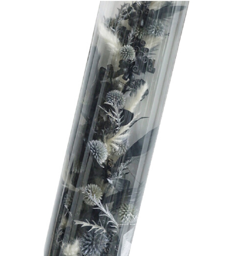 Handmade Single Rose Flower Gift Box Packing Recyclable Cylindrical Shaped