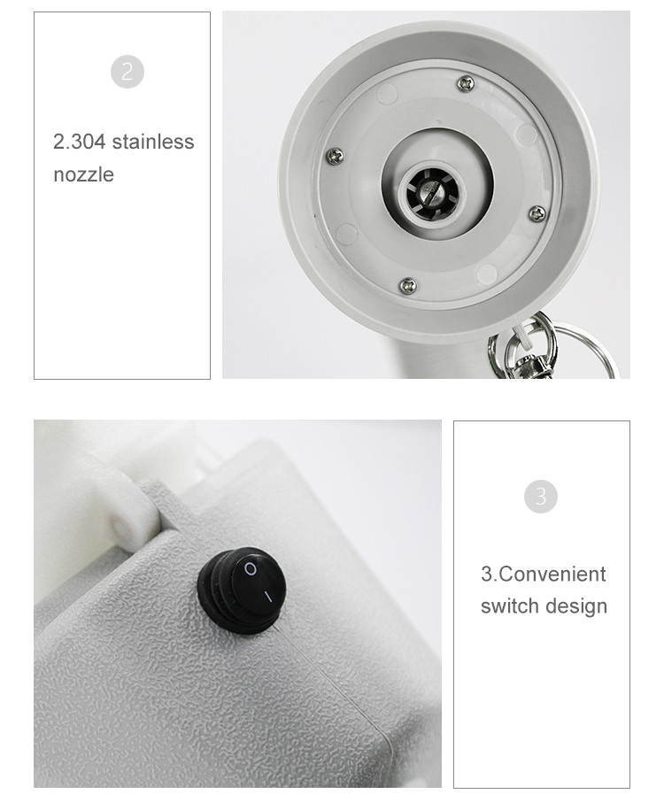 Cordless battery disinfecting sprayer cold ulv fogger sprayer 3L ultra low capacity handheld sanitizer fogging machine