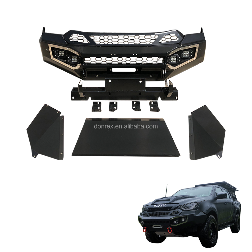 ISUZU Dmax Pickup Steel Guard Body Kit Bull Bar Auto Accessories Front Bumper 210*66*75 cm