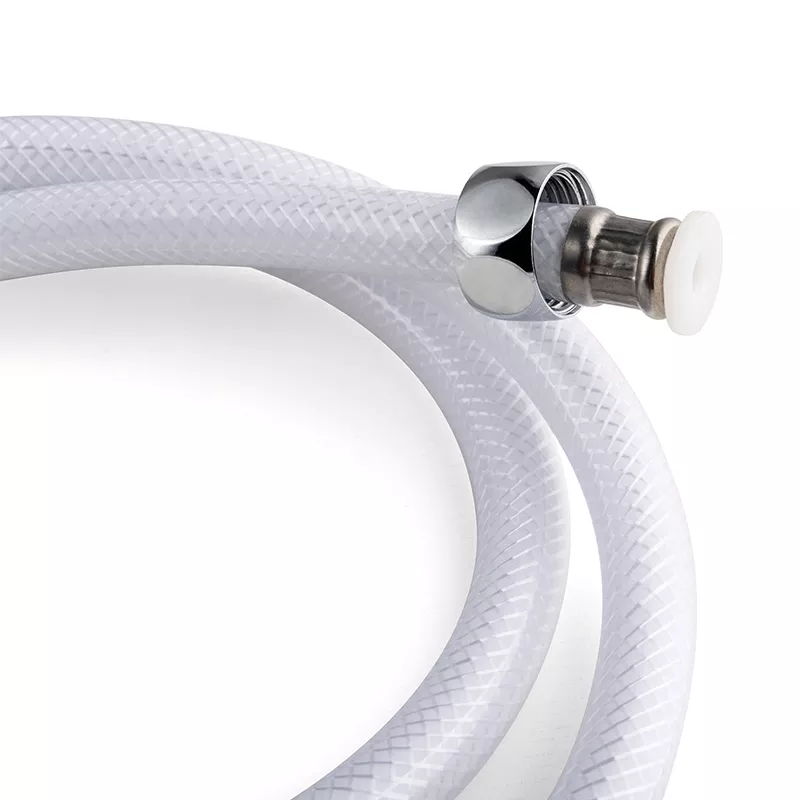 Flexible White PVC Shower Hose Modern Design Style And For Bathroom Accessories