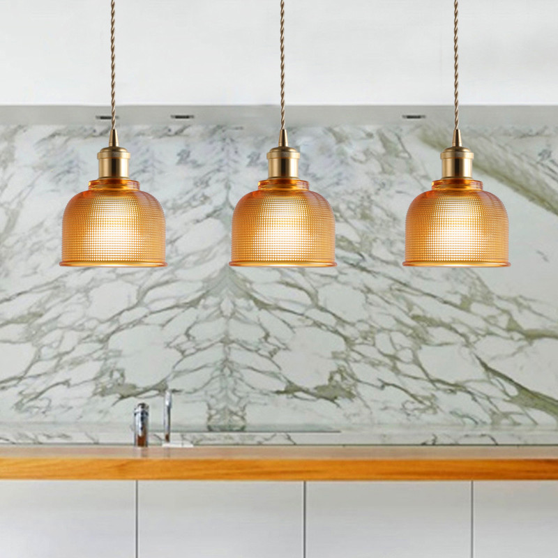 Glass cylinder pendant shade for Bar Coffee shop Restaurant Lighting Fixtures (WH-GP-25)