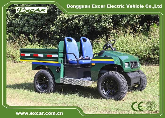 Aluminum Chassis Electric Golf Carts With Cargo Lithium Ion Battery 150ah