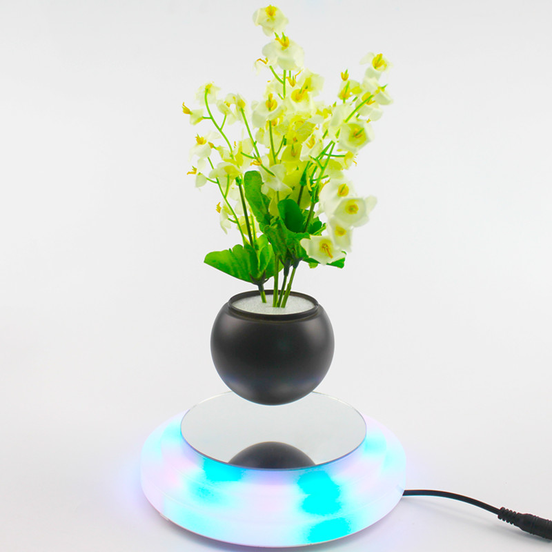 new beauty gift magnetic levitation air bonsai pot , floating plant pot display stands