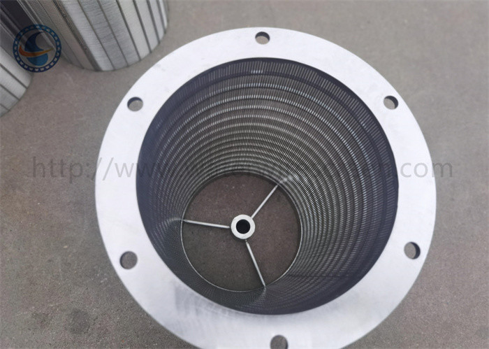 321 Stainless Steel Johnson V Wire Screen Welding Cylinder For Filter