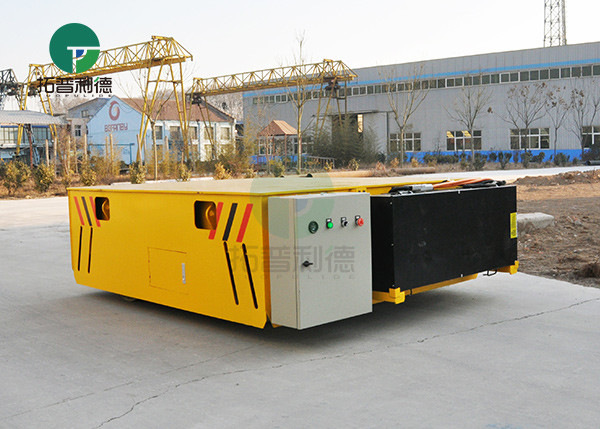 20 Ton Self Propelled Batttery Operated Steerable Transfer Carts For Material Handling