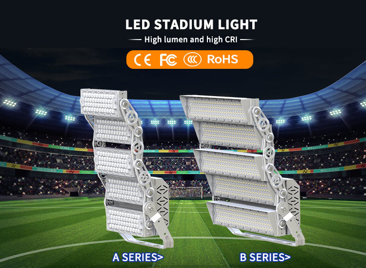 Rust-Resistant 720W 1000 Watt Led Flood Light Stadium Light For Outdoor Event