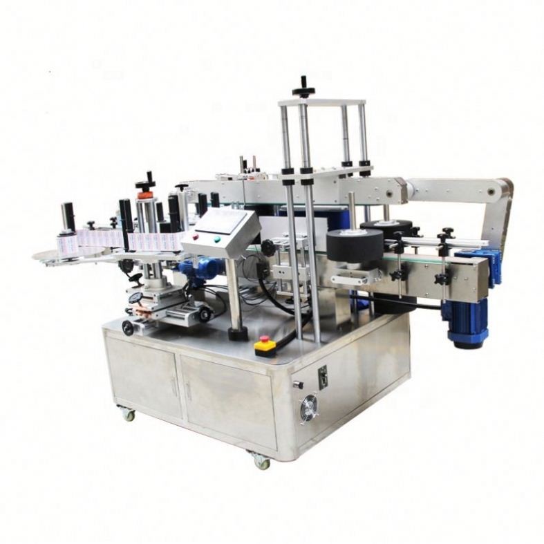 Double Side Automatic Shampoo Square Bottles Labeling Machine Glass Bottle Flat Labeling Machine