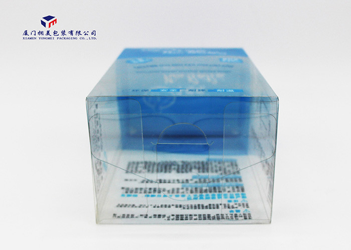 0.3mm Thickness PET Plastic Retail Packaging Boxes Offset Printing Hang Strip On Top