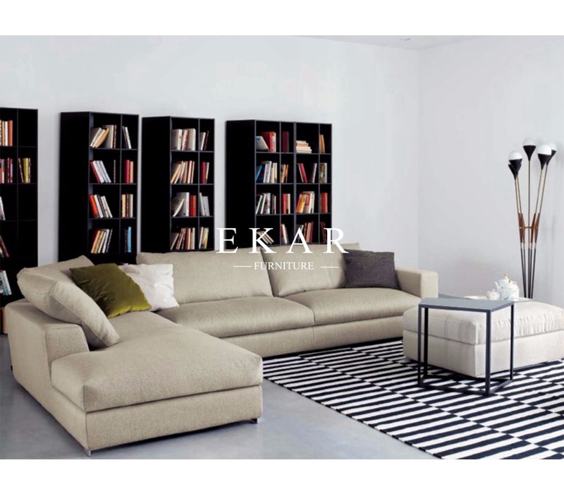 Sofa Set 7 Seater Furniture Leather Or Fabric Cover L Shape Sofa