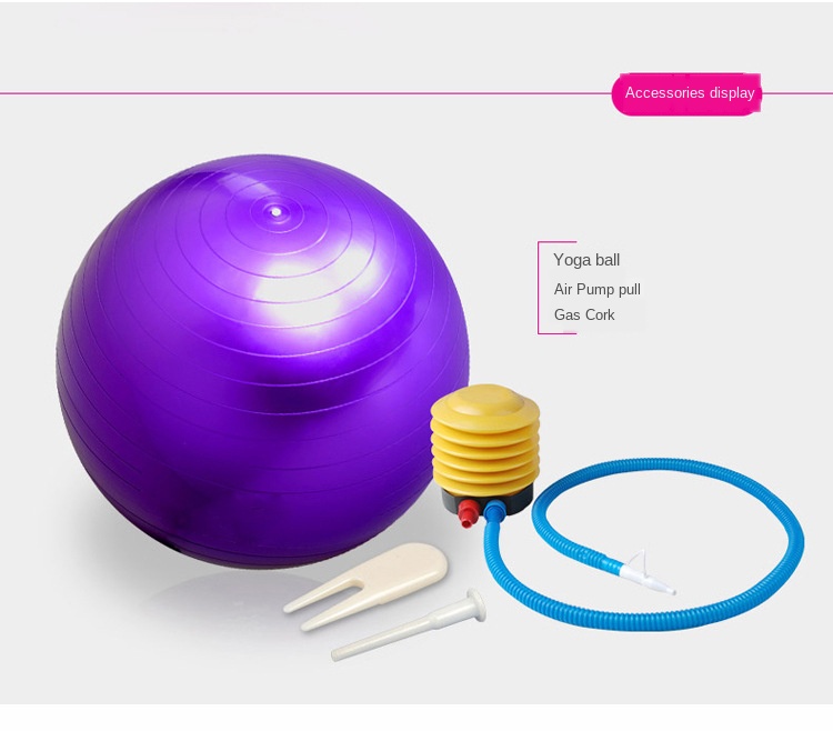 Explosion Proof NBR Yoga Ball Set Thickened 65cm Stability Ball